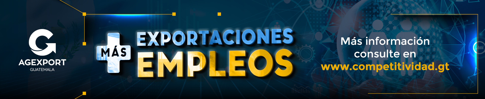 Banner Mas exportaciones mas empleos